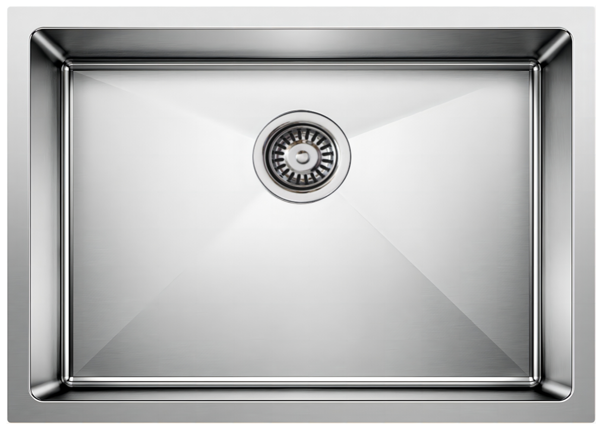 Undermount Single Bowl Stainless Steel Kitchen Sink - HU2318S9
