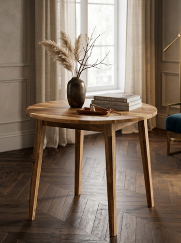 ROUND 4 SEATER DINING TABLE