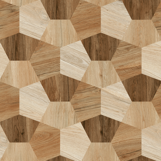 Ceramic Tile - Glossy Wood Sinking