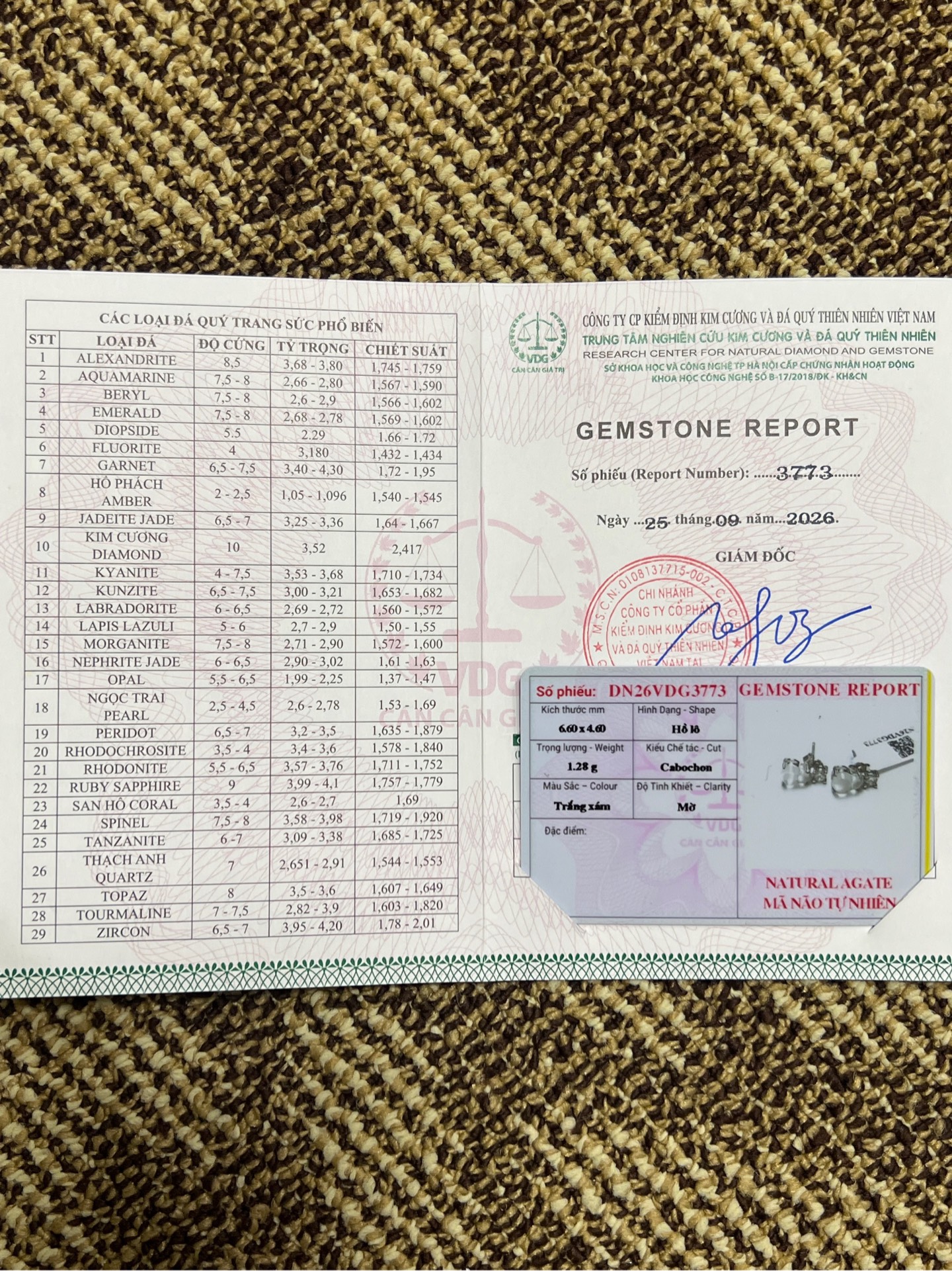 Bông tai Mã Não tự nhiên Hồ Lô mix charm