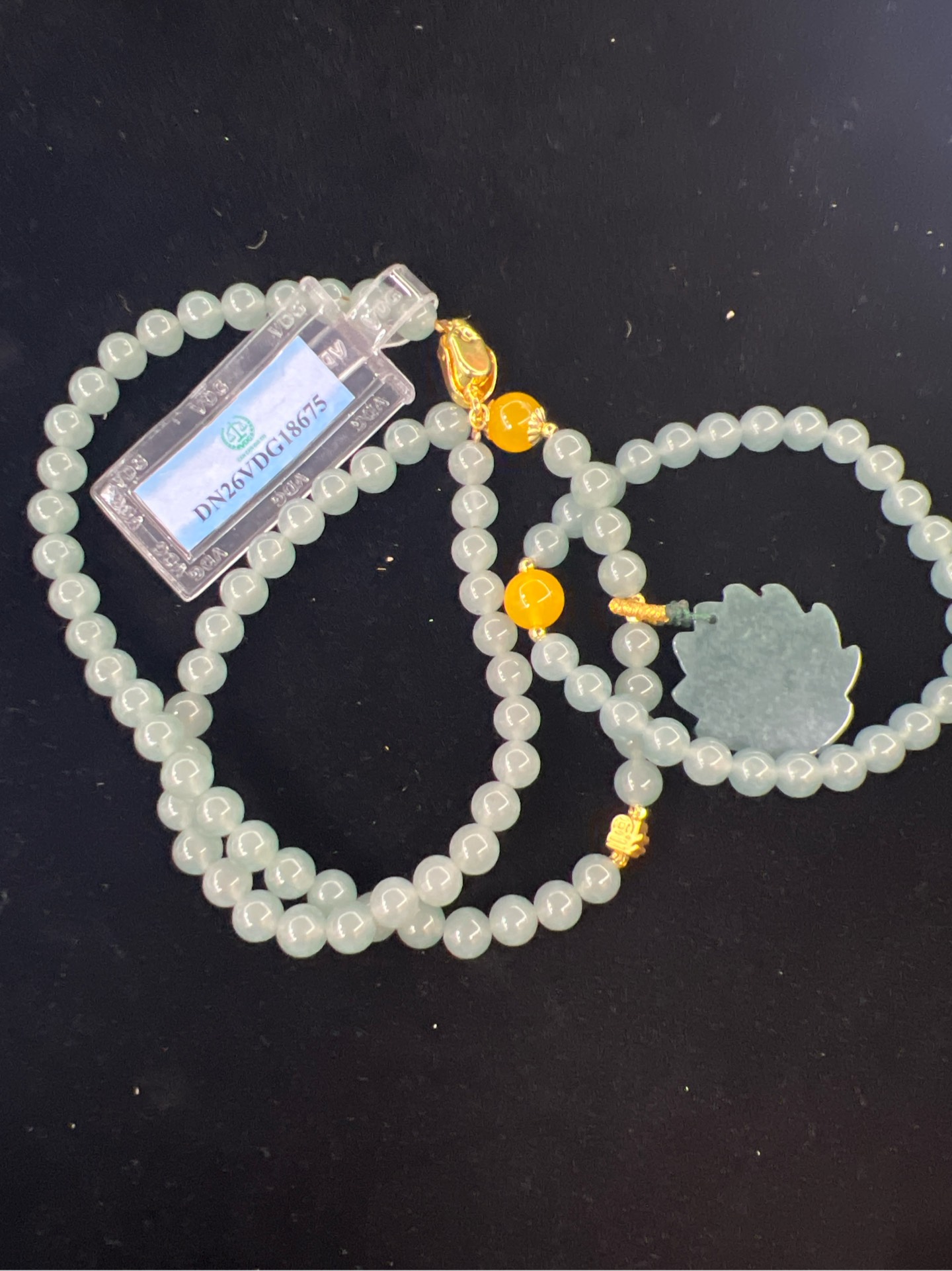 Set vòng ngọc đeo cổ + vòng tay
