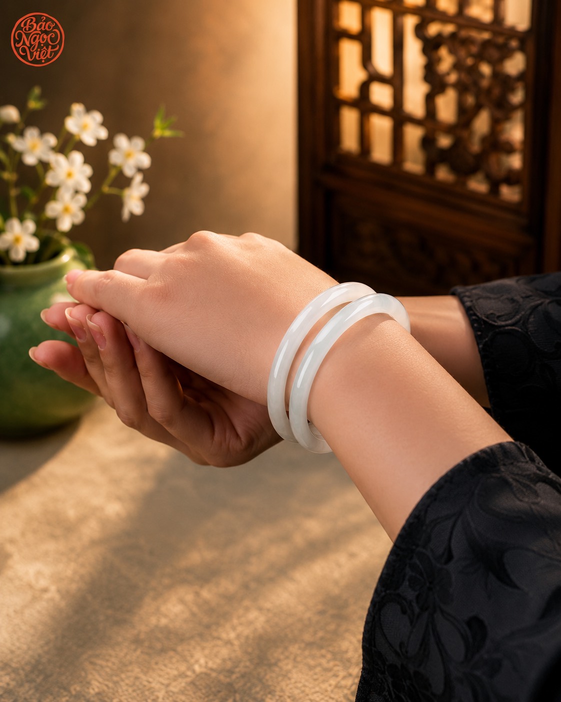 Vòng Tay Đing Đang Ngọc Cẩm Thạch nhiều Màu và Size