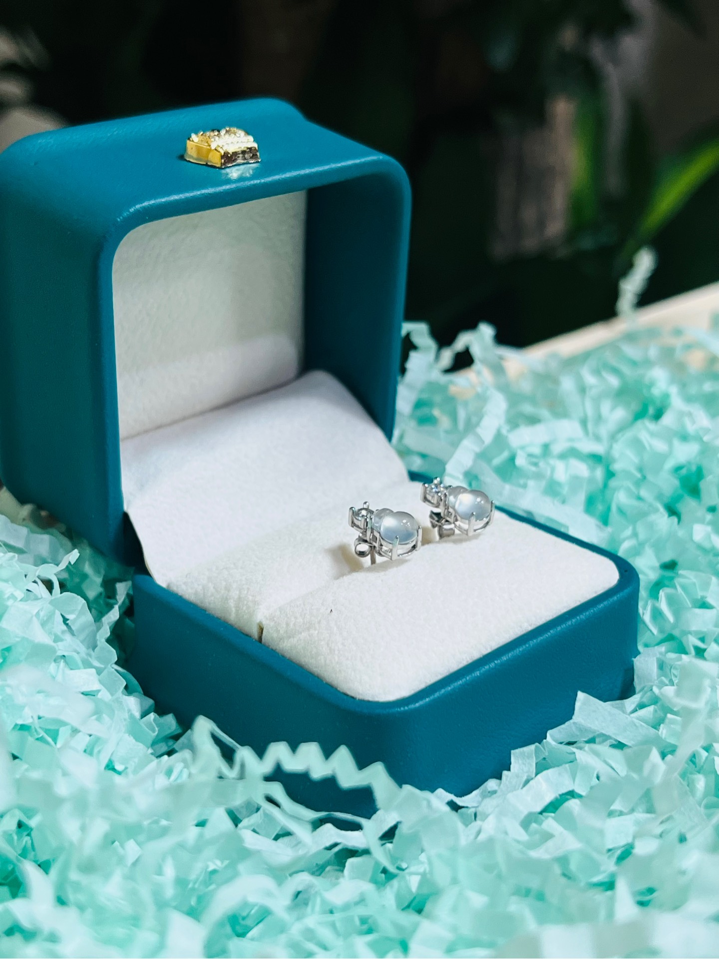 Bông tai Mã Não tự nhiên Hồ Lô mix charm