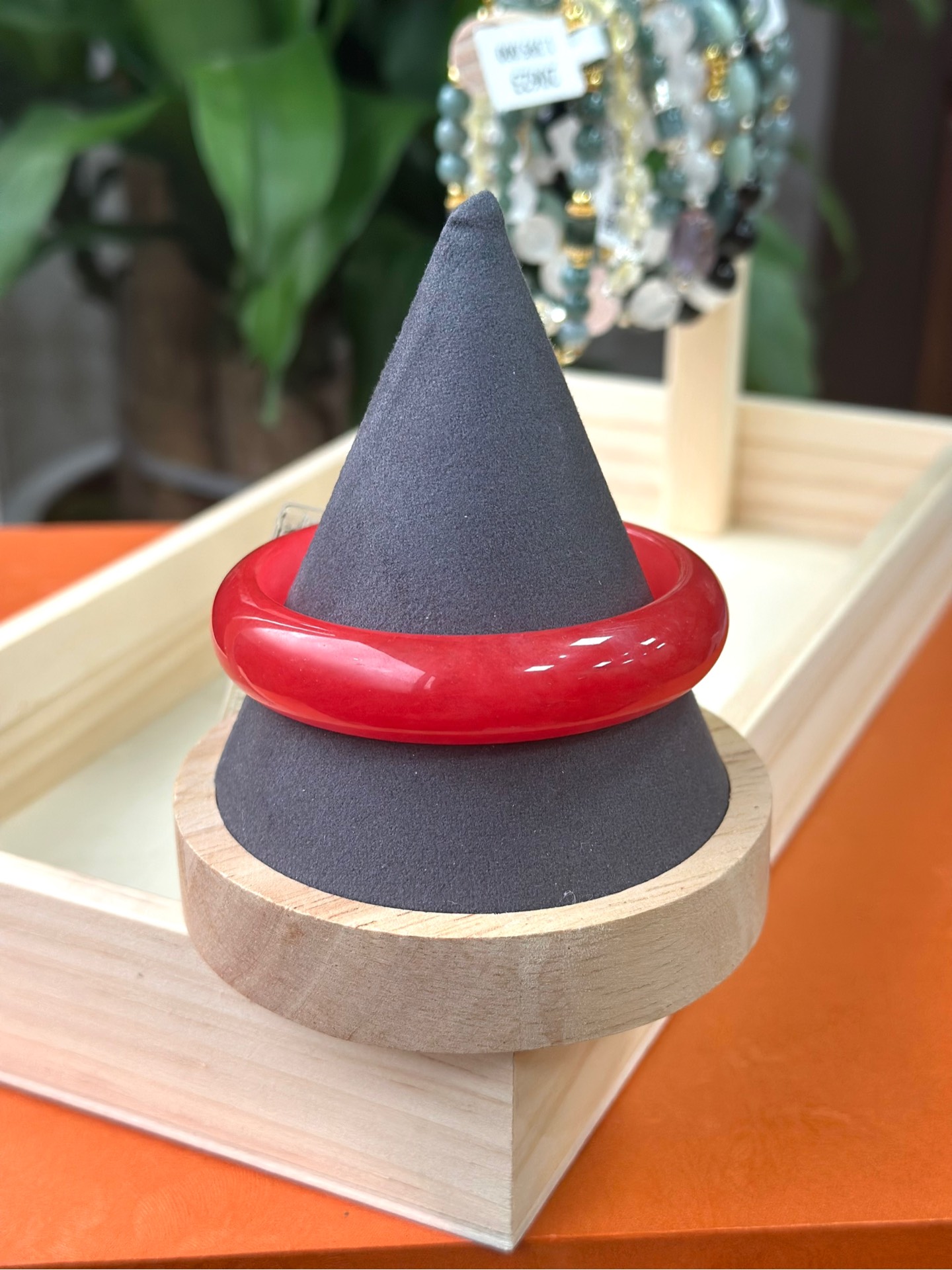 Vòng bản hẹ Thạch Anh tự nhiên Đỏ Phượng Hoàng ni 59 chột 14.3
