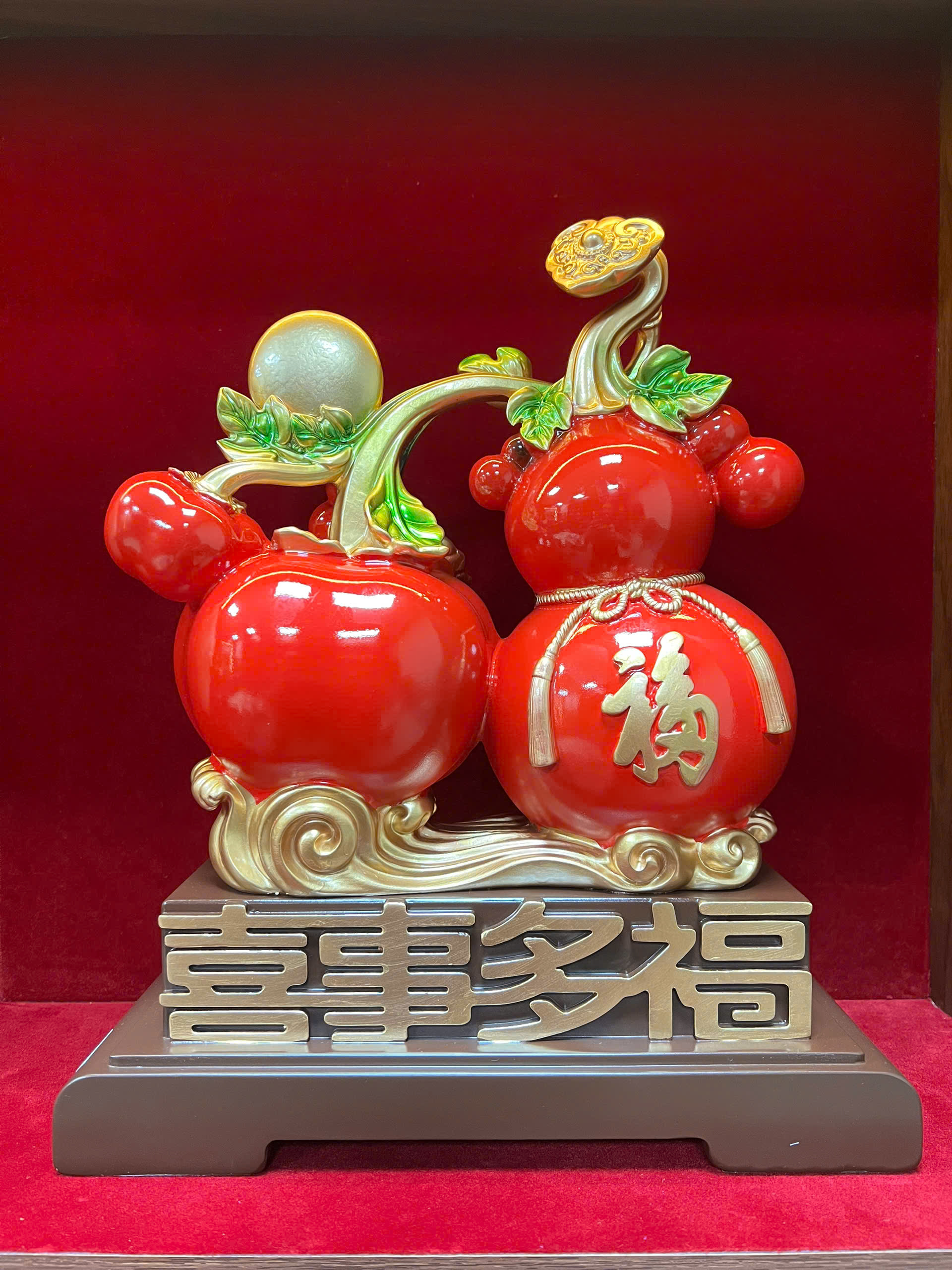 Hồ Lô Táo Đỏ Bình An 25x34x11cm