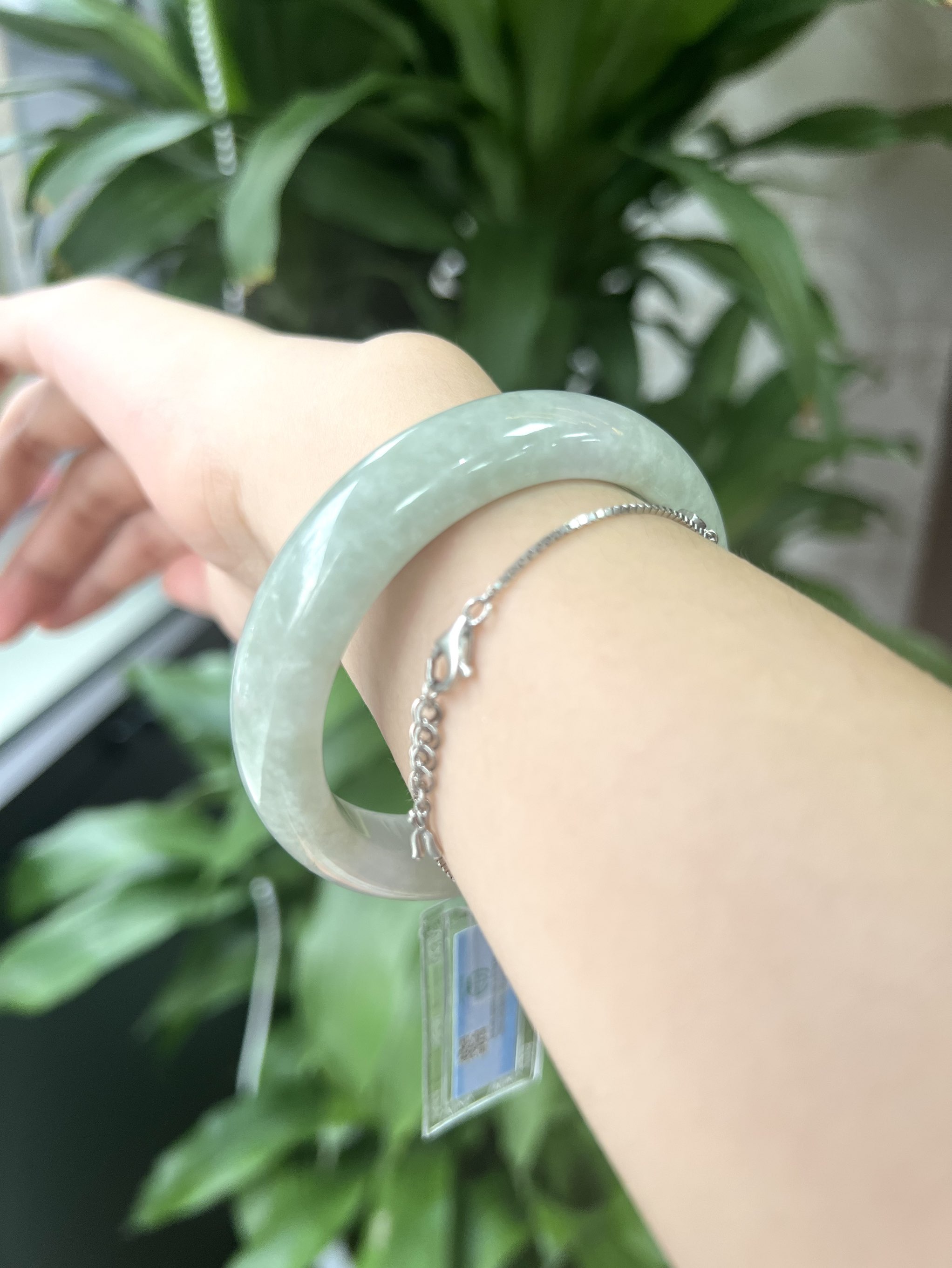 Vòng bản hẹ Nếp Xanh táo Ni 55.5 chột 14