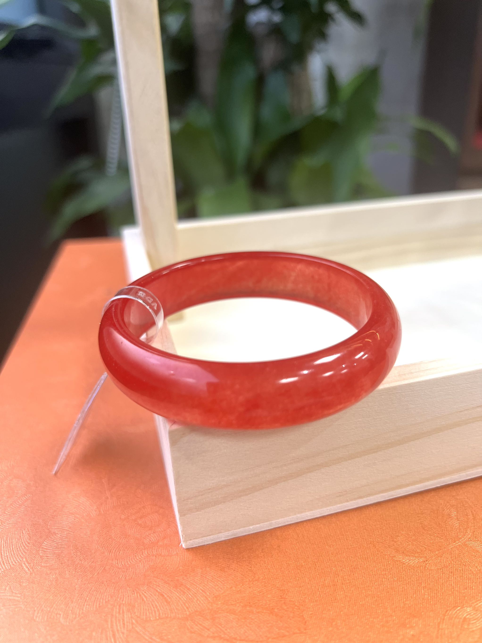 Vòng bản hẹ Du Long Huyết đỏ Ni 61.5 chột 15.5