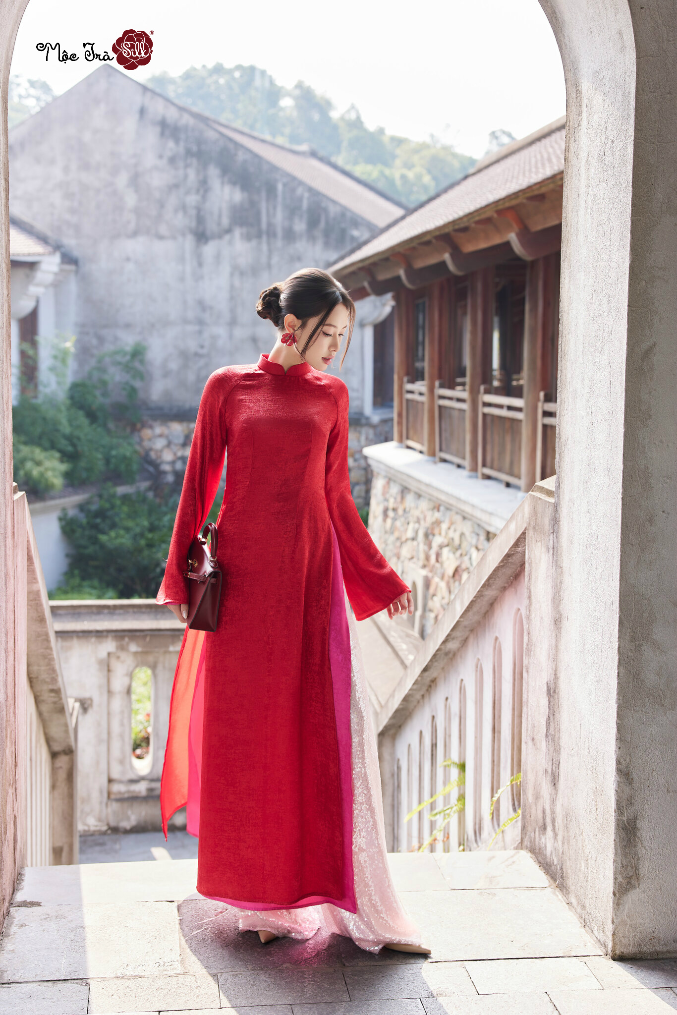 Áo dài Thục Khuê 2 lớp