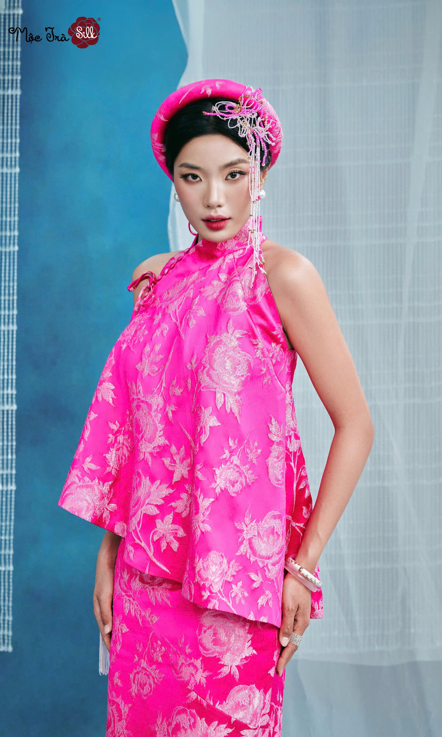 Chân váy Đào Hoa Lưu Quang