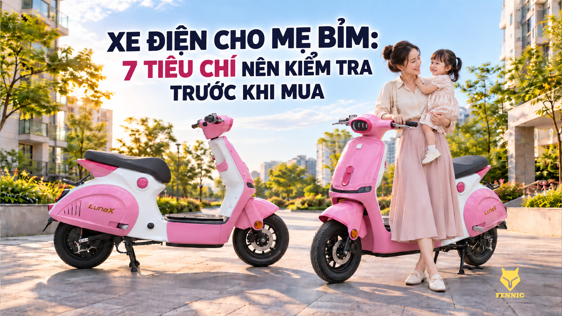 XE ĐIỆN CHO MẸ BỈM: 7 TIÊU CHÍ NÊN KIỂM TRA TRƯỚC KHI MUA
