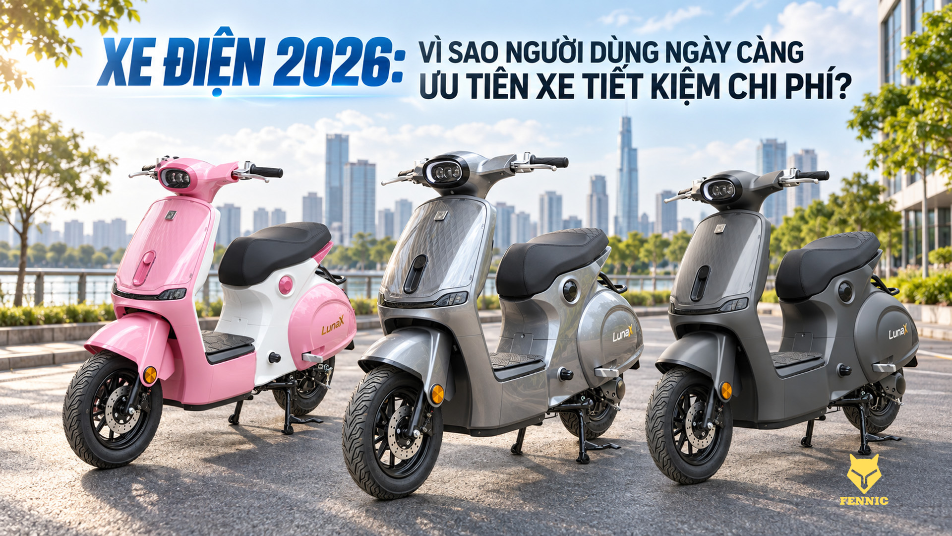 XE ĐIỆN 2026: VÌ SAO NGƯỜI DÙNG NGÀY CÀNG ƯU TIÊN XE TIẾT KIỆM CHI PHÍ?