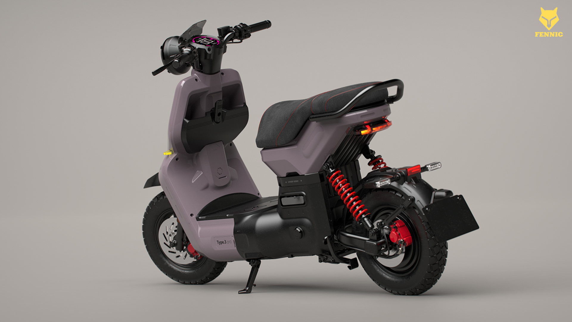 Type 3 Pro Max Tím nhạt bóng