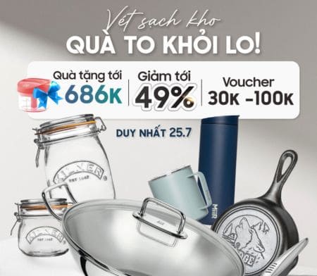 Vét sạch kho - Quà khỏi lo
