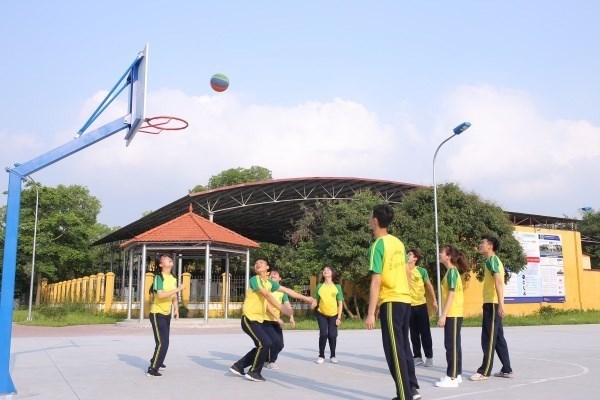 Thiết bị thể thao góp phần xây dựng môi trường học đường năng động