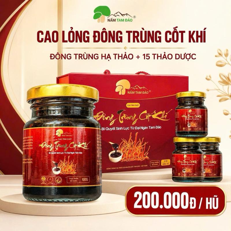Cao lỏng Đông Trùng Cốt Khí (1 hũ x100gam) - Phú Thọ