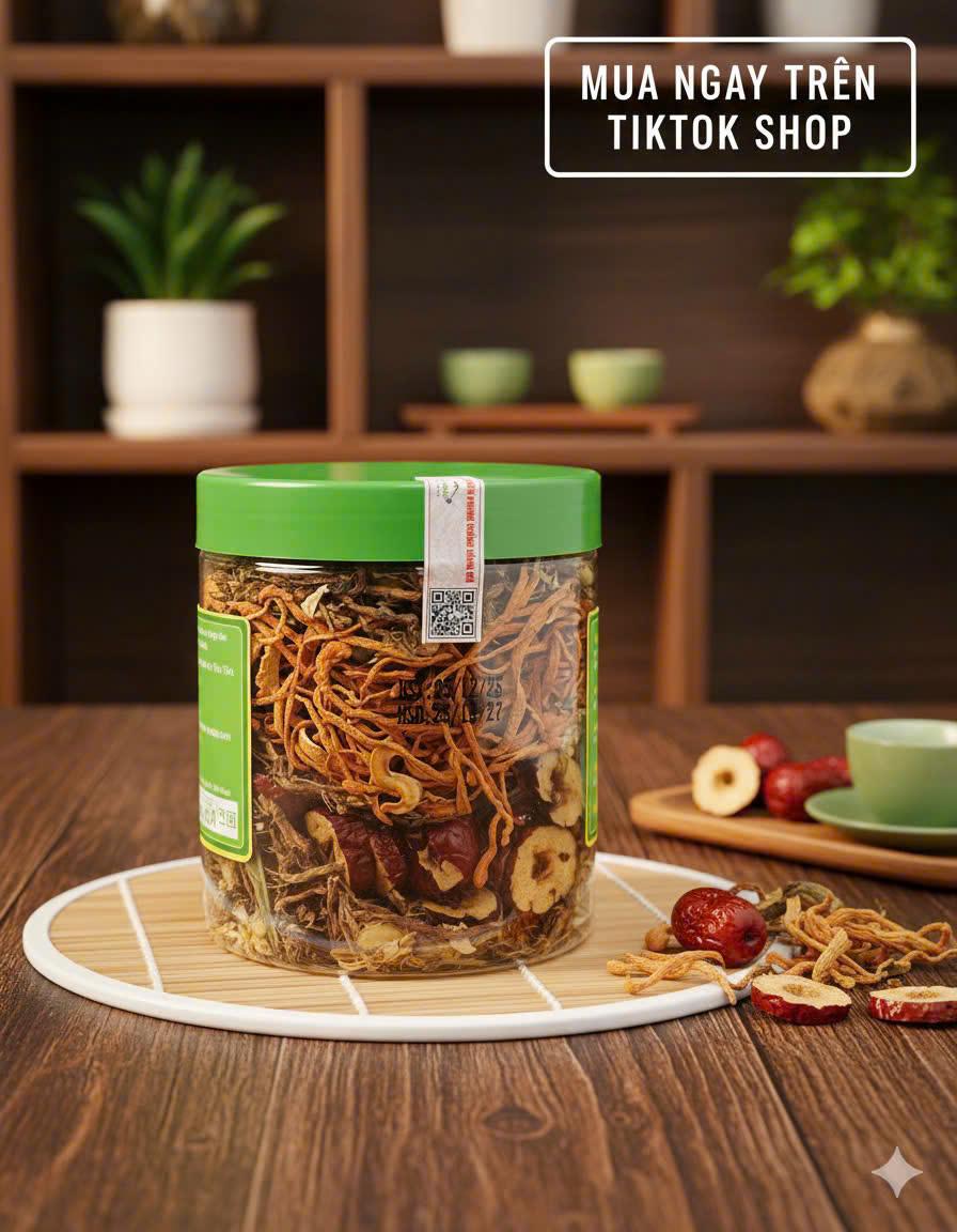 Trà Đông Trùng Thảo Mộc Tam Đảo (Hộp 150gam) - Phú Thọ