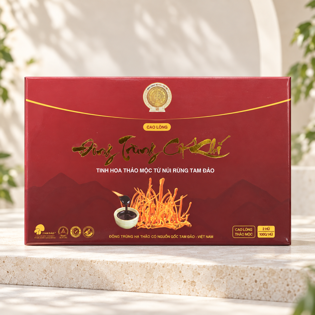 Cao lỏng Đông Trùng Cốt Khí (hộp 2 hũ x100gam) - Phú Thọ
