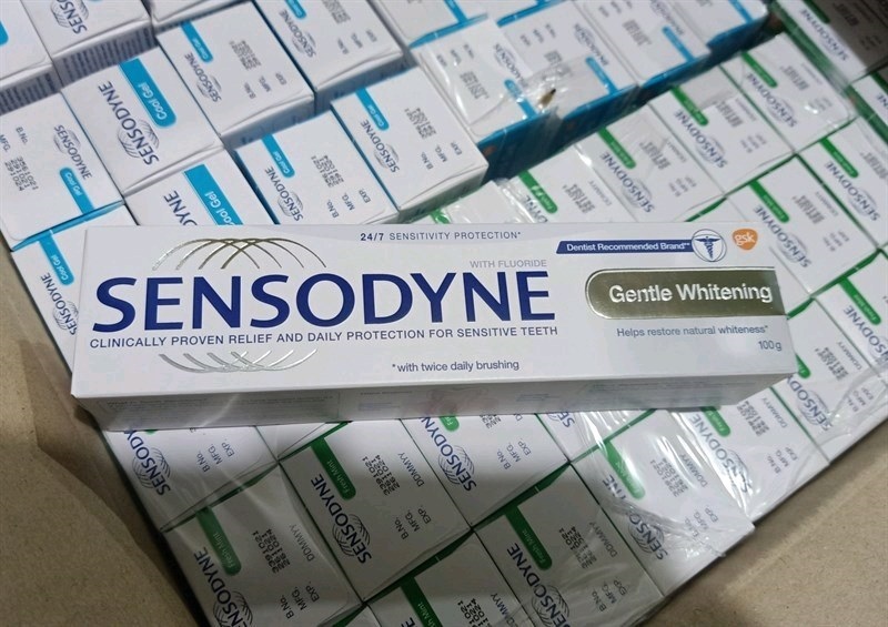 KĐR Sensodyne trắng răng