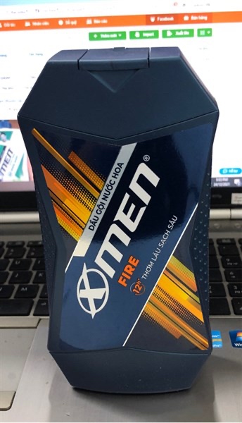 Dầu gội Xmen thơm lâu Fire đỏ 380g
