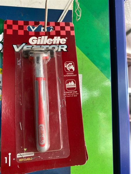 DAO CẠO RÂU GILLETTE VECTOR RED 2 LƯỠI B25