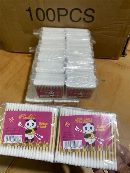 TĂM BÔNG GỖ 100 QUE LỐC 24 GÓI