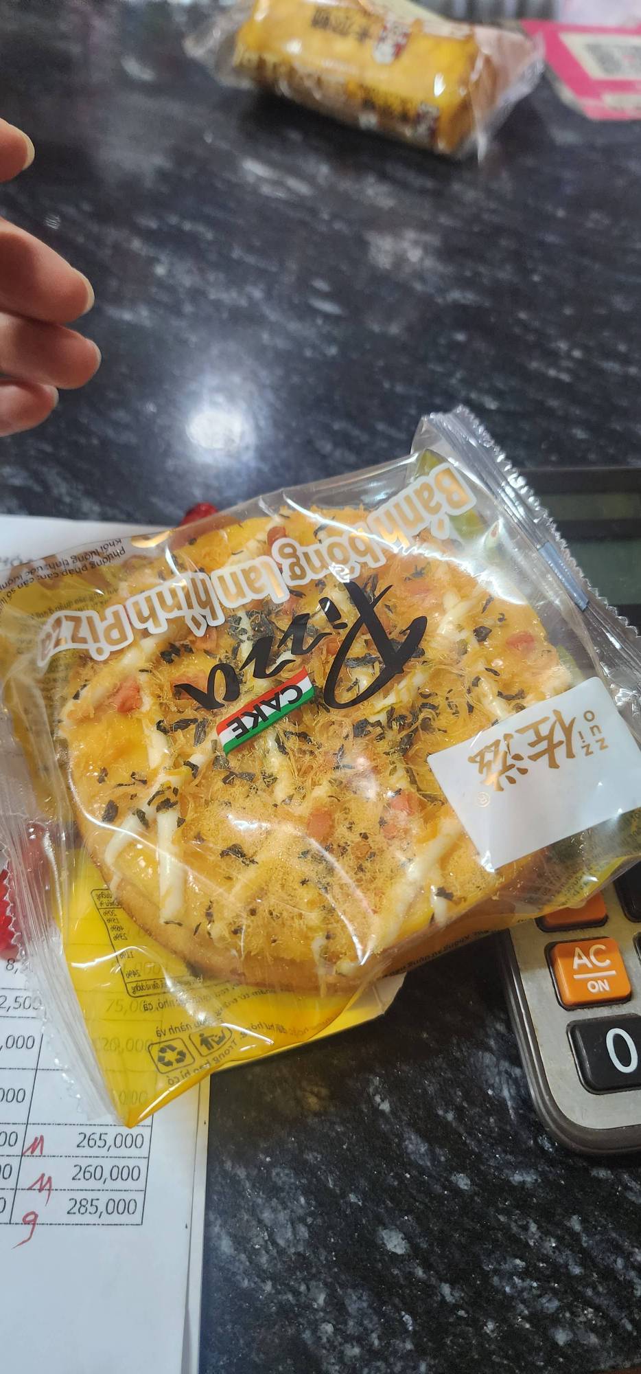 Bánh Bông Lan Zuozi Pizza Chà Bông