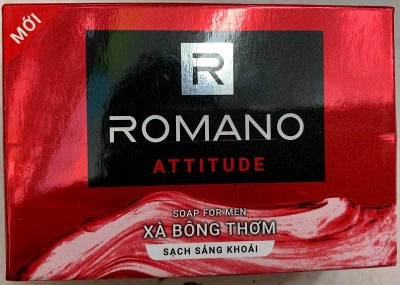 Cục xà bông Romano 90g đỏ