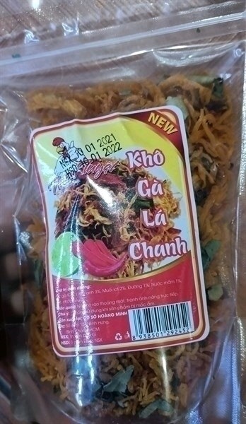 Khô gà lá chanh