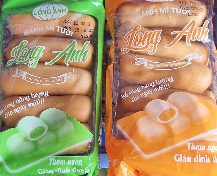 BÁNH MÌ TƯƠI LONG ANH 200G