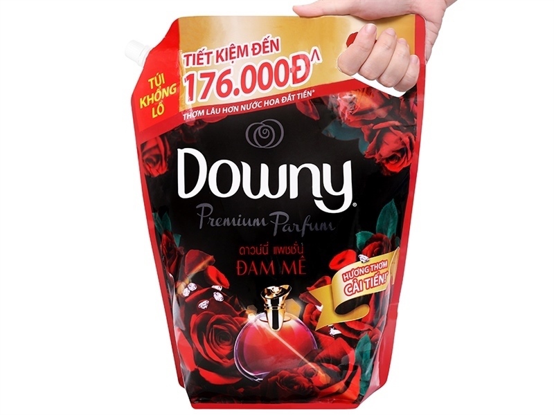 NƯỚC XẢ VẢI DOWNY PREMIUM PARFUM ĐAM MÊ TÚI 3 LÍT