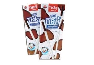 Bánh que ticky cacao