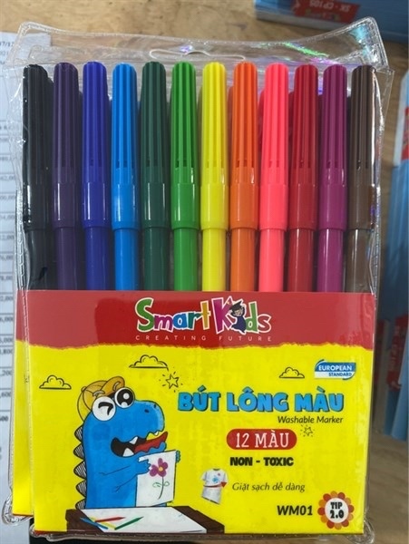 BÚT LÔNG 12 MÀU