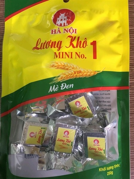Lương khô mini No.1 mè đen 250g
