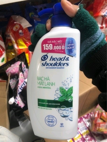 DG HEAD & SHOULDERS BẠC HÀ MÁT LẠNH 625ML