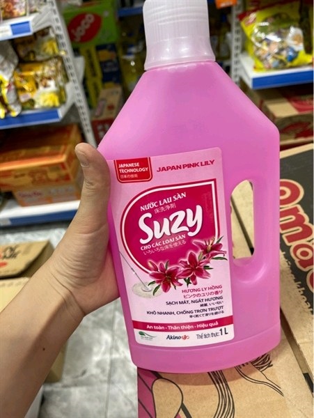 Nước lau sàn SUZY Hương ly hồng 1L