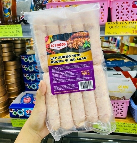 Lạp xưởng tươi Đài Loan LC Foods 700g