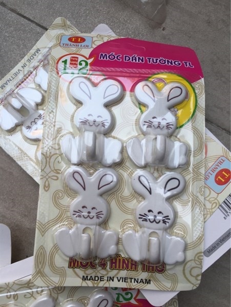Móc dán hình thỏ
