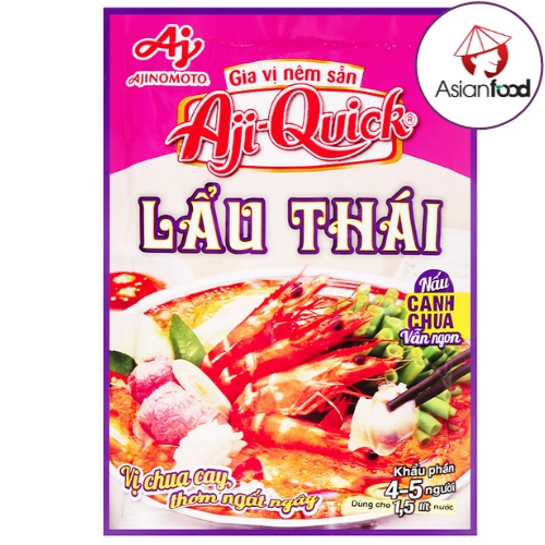 GIA VỊ NÊM SẴN LẨU THÁI AJI-QUICK 50G /AJI QUICKスープの素 トムヤム火鍋風味 57GL