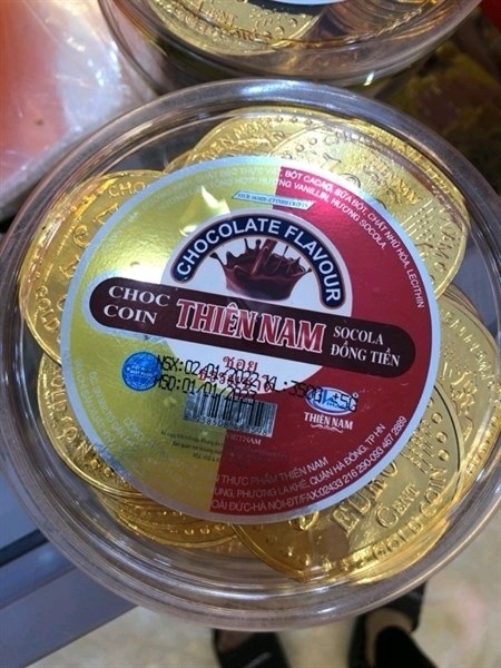Kẹo socola đồng tiền