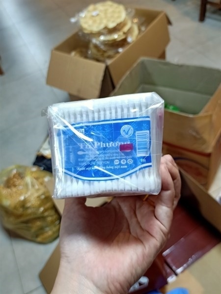BÔNG NGOÁY TAI TO TÚ PHƯƠNG XANH 12G/B