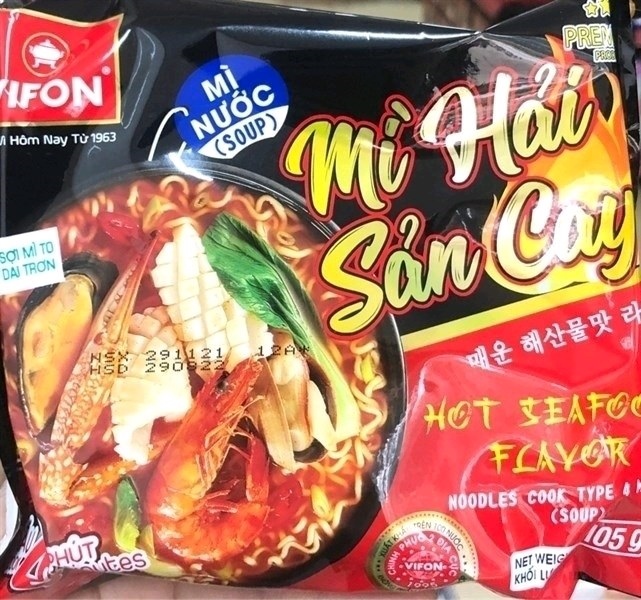 Mì hải sản cay Vifon gói 105g