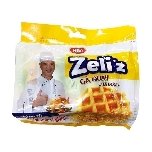 Bánh trứng chà bông Zeli'z gà q.uay chà bông 156g / 10