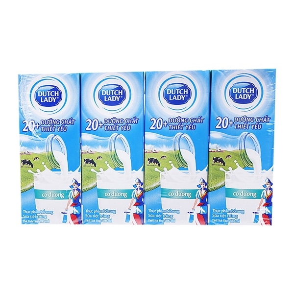 Sữa Cô Gái Hà Lan có đường hộp 180ml