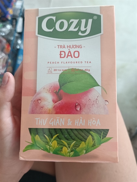 Trà Cozy hương đào 20 túi