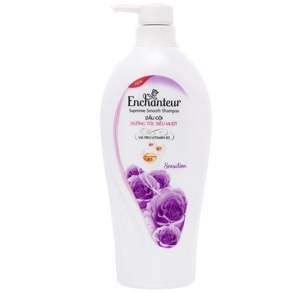 DẦU GỘI DƯỠNG TÓC SIÊU MƯỢT ENCHANTEUR SENSATION 650G+ SỮA TẮM 150G