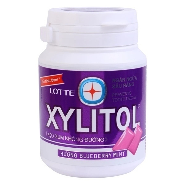 Kẹo Cao Su Xylitol Nho 58gr