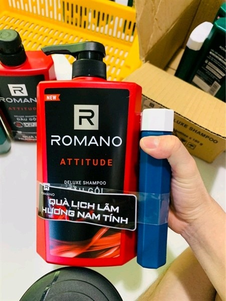Dầu gội Hương nước hoa Romano attitude cho tóc chắc khỏe chai 650g