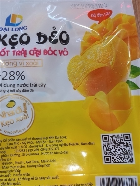 KẸO DẺO CỐT TRÁI CÂY