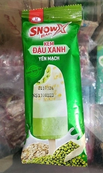 Kem snow baby đậu xanh yến mạch x