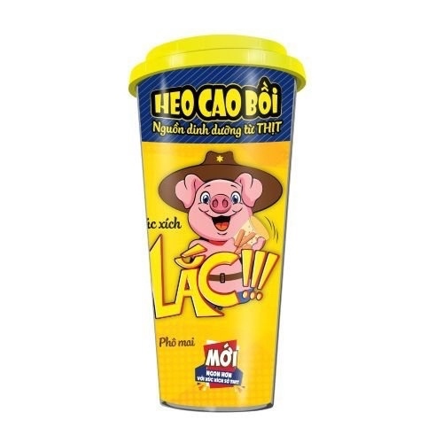 XÚC XÍCH LẮC HEO CAO BỒI PHÔ MAI MASSAN 64.3G